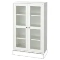 IKEA HAVSTA ХАВСТА, шафа зі скляними дверцятами, білий, 81x35x123 см 605.292.63 фото thumb №1