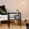 IKEA KNARREVIK КНАРРЕВІК, приліжковий столик, чорний, 42x34 см 205.699.77 фото thumb №4