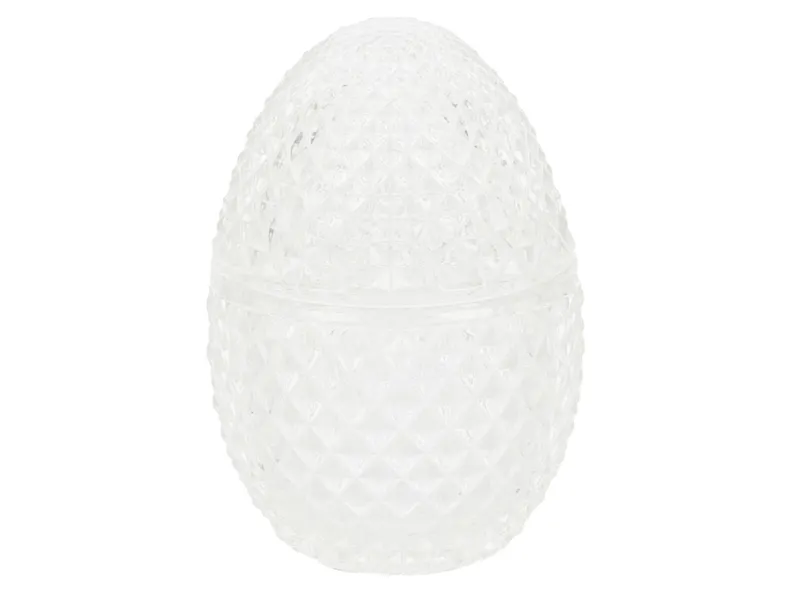 BRW Декоративная стеклянная емкость в форме Яйца, стекло / прозрачный 092550 фото №1