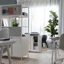 IKEA TROTTEN ТРОТТЕН, шкаф с раздв дв-ми / доской д / записей, белый, 80x180 см 194.296.43 фото thumb №3