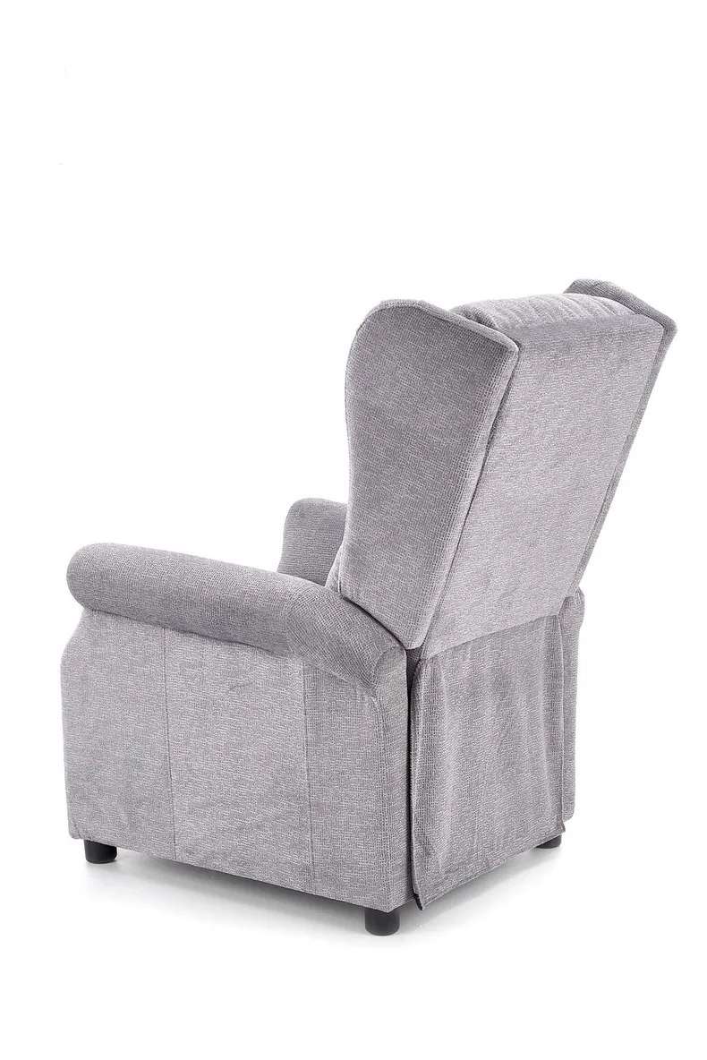 Крісло з масажною функцією HALMAR AGUSTIN M сірий фото №7