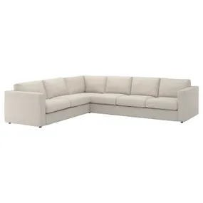 IKEA VIMLE ВІМЛЕ, кутовий диван, 5-місний, Gunnared бежевий 193.995.75 фото