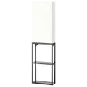 IKEA ENHET ЕНХЕТ, шафа, антрацит / білий, 40x17x150 см 995.479.87 фото thumb №1