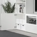 IKEA TJENA ТЙЕНА, коробка для зберігання з кришкою, білий, 18x25x15 см 103.954.21 фото thumb №4