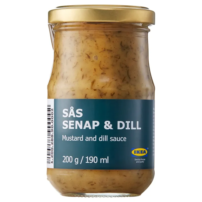 IKEA SÅS SENAP & DILL СОС СЕНАП+ДІЛЛ, соус до лосося 200.288.90 фото №1