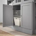 IKEA HAVSTA ХАВСТА, комбін д / зберіг зі склян дверцятами, сірий, 203x47x212 см 492.659.23 фото thumb №3