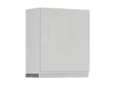 BRW Верхний кухонный шкаф Sole 60 см с вытяжкой правый светло-серый глянец, альпийский белый/светло-серый глянец FH_GOO_60/68_P_FL_BRW-BAL/XRAL7047/IX фото thumb №2