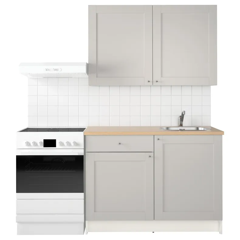 IKEA KNOXHULT КНОКСХУЛЬТ, кухня, сірий, 120x61x220 см 991.804.36 фото №2