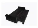 BRW Трехместный диван-кровать Belmira с ящиком для хранения велюр черный, Ривьера 100 SO3-BELMIRA-LX_3DL-GR1_BA42EC фото thumb №6