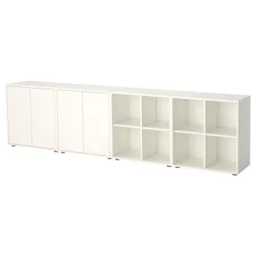 IKEA EKET ЕКЕТ, комбінація шаф із ніжками, білий, 280x35x72 см 892.210.55 фото