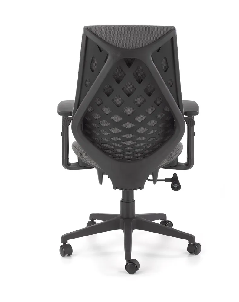 Крісло комп'ютерне офісне обертове HALMAR RUBIO сірий/чорний фото №6