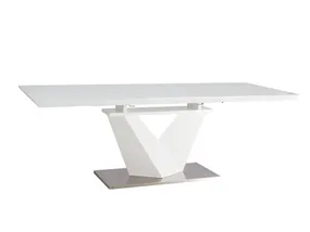 Столик SIGNAL ALARAS III, белый лак, 90x160 фото