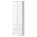 IKEA ÄNGSJÖN ЕНГШЕН, висока шафа з дверцятами/шухлядами, білий глянець, 60x35x195 см 205.531.65 фото thumb №1