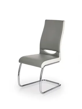 Кухонний стілець HALMAR K259 сірий/білий (2р=4шт) фото