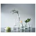 IKEA TIDVATTEN ТИДВАТТЕН, ваза, прозрачное стекло, 30 см 804.612.43 фото thumb №2
