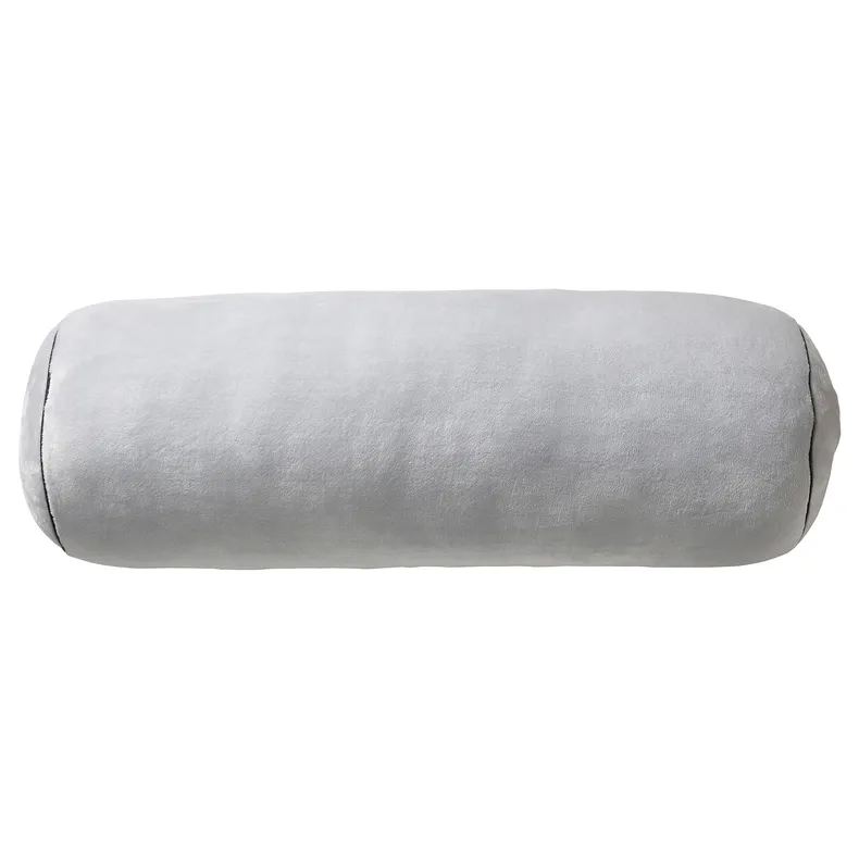 IKEA BLÅSKATA БЛОСКАТА, подушка, у формі циліндра/світло-сірий, 80 см 505.695.13 фото №1