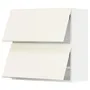 IKEA METOD МЕТОД, настінна шафа, горизонт, 2 дверцят, білий / ВАЛЛЬСТЕНА білий, 80x80 см 195.072.83 фото
