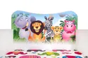 Кровать для детей с матрасом HALMAR HAPPY jungle 145x76 см разноцветная фото thumb №3