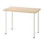 IKEA LINNMON ЛІННМОН / ADILS АДІЛС, письмовий стіл, під білений дуб / білий, 100x60 см 794.163.36 фото