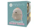 BRW Детская светодиодная силиконовая лампа Mary's Baby Dino розовая 096867 фото thumb №5