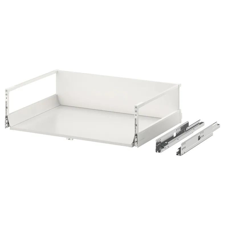 IKEA EXCEPTIONELL ЕКСЕПШІОНЕЛЬ, шухляда, висока натисн, щоб відкр, білий, 80x60 см 104.478.11 фото №1