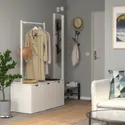 IKEA NORDLI НОРДЛИ, комод с 3 ящиками, белый, 120x169 см 392.951.38 фото thumb №2