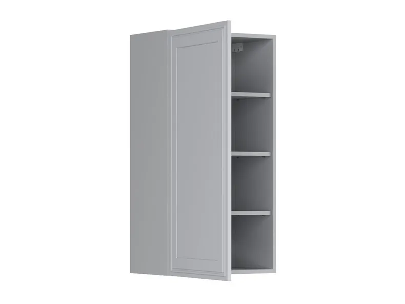 BRW Верхний кухонный шкаф Верди 50 см левый светло-серый матовый, греноловый серый/светло-серый матовый FL_G_50/95_L-SZG/JSZM фото №3