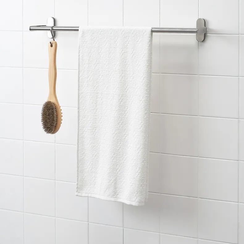 IKEA NÄRSEN НЭРСЕН, банное полотенце, белый, 55x120 см 904.473.55 фото №2