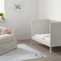 IKEA RÖDHAKE РЕДХАКЕ, підковдра і 1 наволочка д/дитяч ліж, в кролячому/білому/бежевому кольорі, 110x125/35x55 см 304.401.73 фото thumb №2