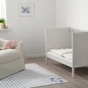 IKEA RÖDHAKE РЁДХАКЕ, пододеяльник и наволочка д / кроватки, в кроличьем / белом / бежевом цвете, 110x125 / 35x55 см 304.401.73 фото thumb №2