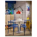 IKEA GENESÖN ГЕНЕШЁН, стул, металл / синий 805.677.96 фото thumb №2