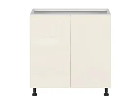 BRW Двухдверный кухонный шкаф Sole 80 см магнолия глянцевый, альпийский белый/магнолия глянец FH_D_80/82_L/P-BAL/XRAL0909005 фото