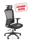 Кресло компьютерное офисное вращающееся HALMAR GOLIAT, черный фото thumb №14