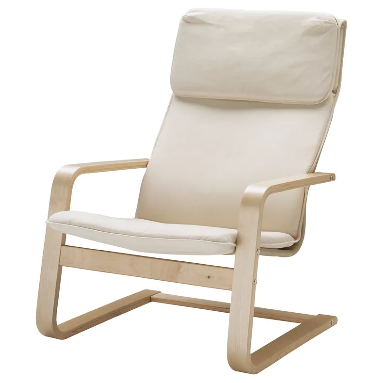 IKEA PELLO ПЕЛЛО, крісло, ХОЛЬМБЮ натуральний 500.784.64 фото №1