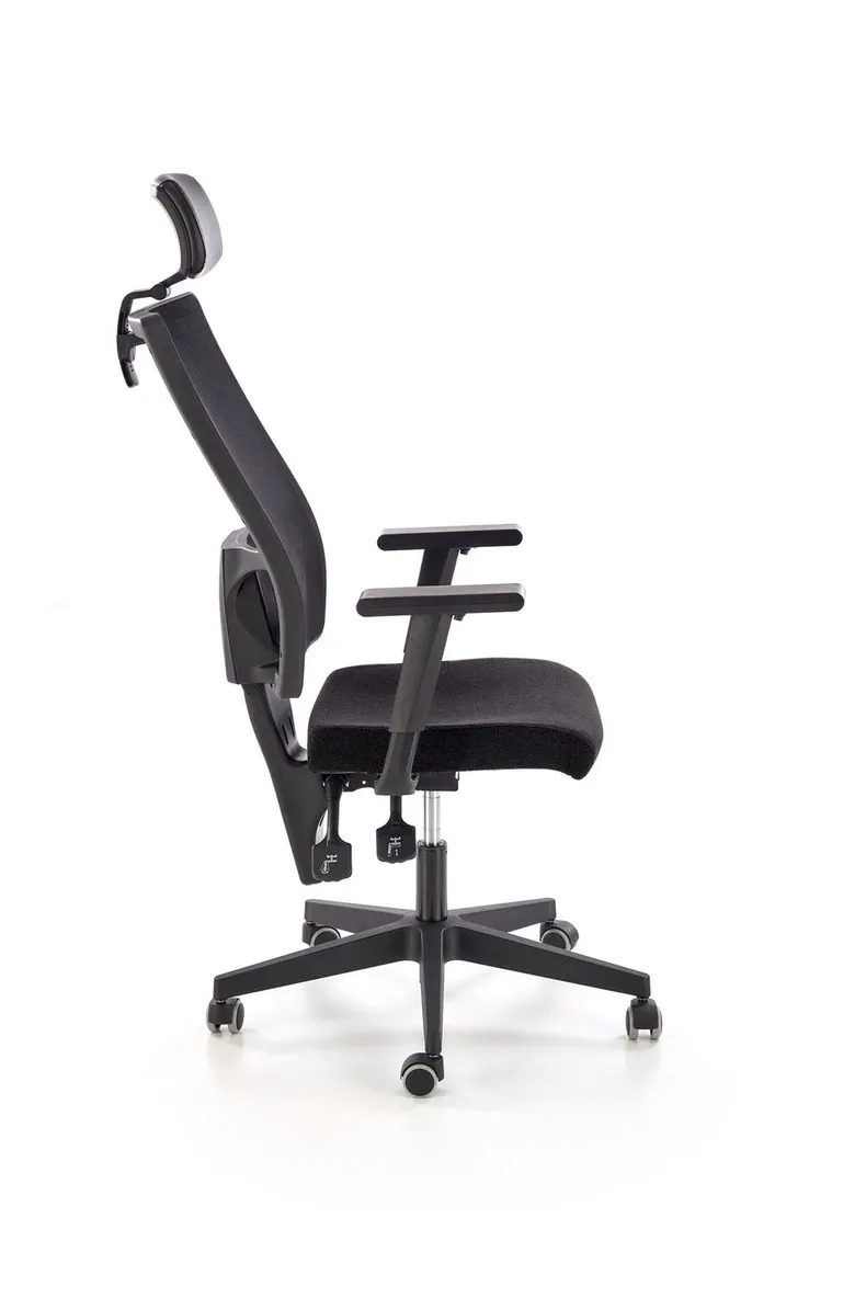 HALMAR Офісне крісло VISTA, чорне (1шт=1шт) фото №5
