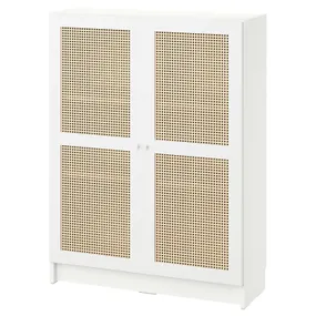 IKEA BILLY БІЛЛІ / HÖGADAL ХЕГАДАЛ, книжкова шафа з дверцятами, білий, 80x30x106 см 795.722.04 фото