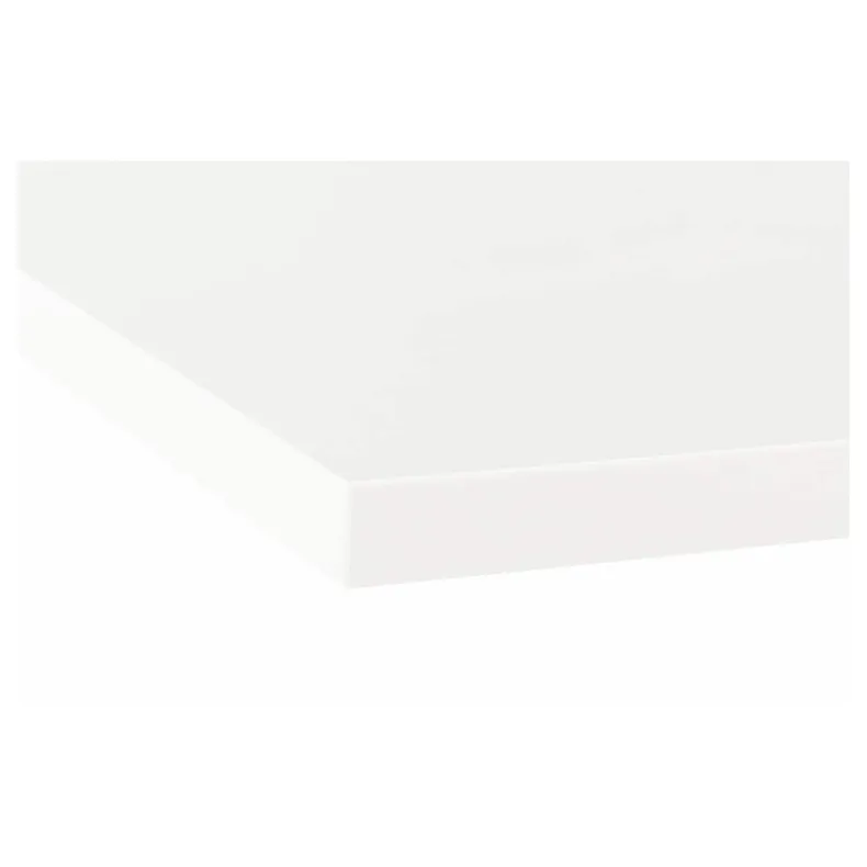 IKEA EKBACKEN ЭКБАККЕН, столешница под заказ, белый / ламинат, 63,6-125x2,8 см 503.454.29 фото №2