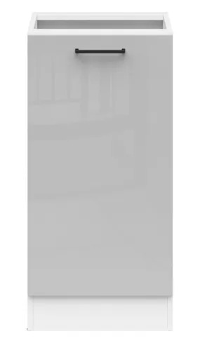 BRW Базовый шкаф для кухни Junona Line 50 см левый светло-серый глянец, светло-серый глянец D1D/50/82_L_BBL-BI/JSZP фото