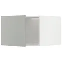 IKEA METOD МЕТОД, верхня шафа для холодильн / мороз кам, білий / Хавсторп світло-сірий, 60x40 см 195.379.92 фото thumb №1