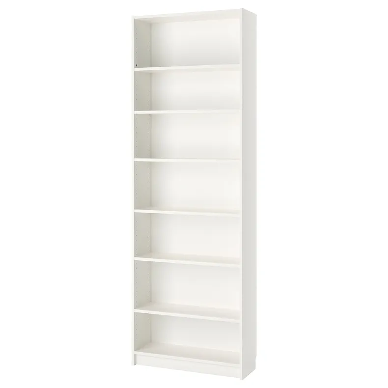 IKEA BILLY БИЛЛИ, стеллаж, белый, 80x28x237 см 591.822.01 фото №1