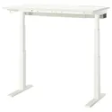 IKEA MITTZON МИТТЗОН, стол / трансф, электрический белый, 120x60 см 895.261.22 фото thumb №1