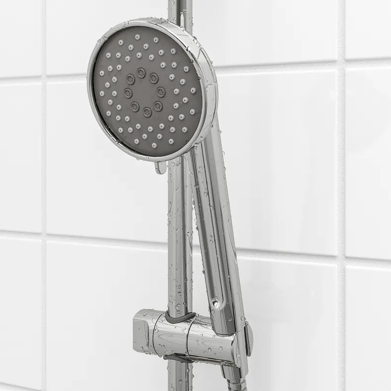 IKEA VOXNAN ВОКСНАН, душовий комплект із термост змішув, хромований 403.426.00 фото №8