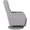 Поворотне масажне крісло MEBEL ELITE SPIKE 2, тканина: Сірий фото thumb №9