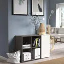 IKEA EKET ЭКЕТ, комбинация шкафов с ножками, белый / темно-серый, 105x35x72 см 791.908.70 фото thumb №3