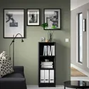 IKEA BILLY БІЛЛІ, книжкова шафа, чорний під дуб, 40x28x106 см 304.773.31 фото thumb №4