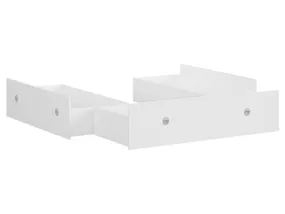 BRW Ящики для кровати LOZ3S/160 BRW NEPO PLUS, 124х30,5х48 см, белый LOZ3S/160_OPCJA-BI фото