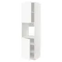 IKEA METOD МЕТОД, висока шафа для дух, 2 дверцят / пол, білий Енкопінг / білий імітація дерева, 60x60x220 см 294.735.41 фото