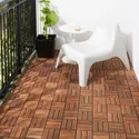 IKEA RUNNEN РУННЕН, підлогове покриття для вулиці, коричнева морилка, 0.81 м² 902.342.26 фото thumb №3