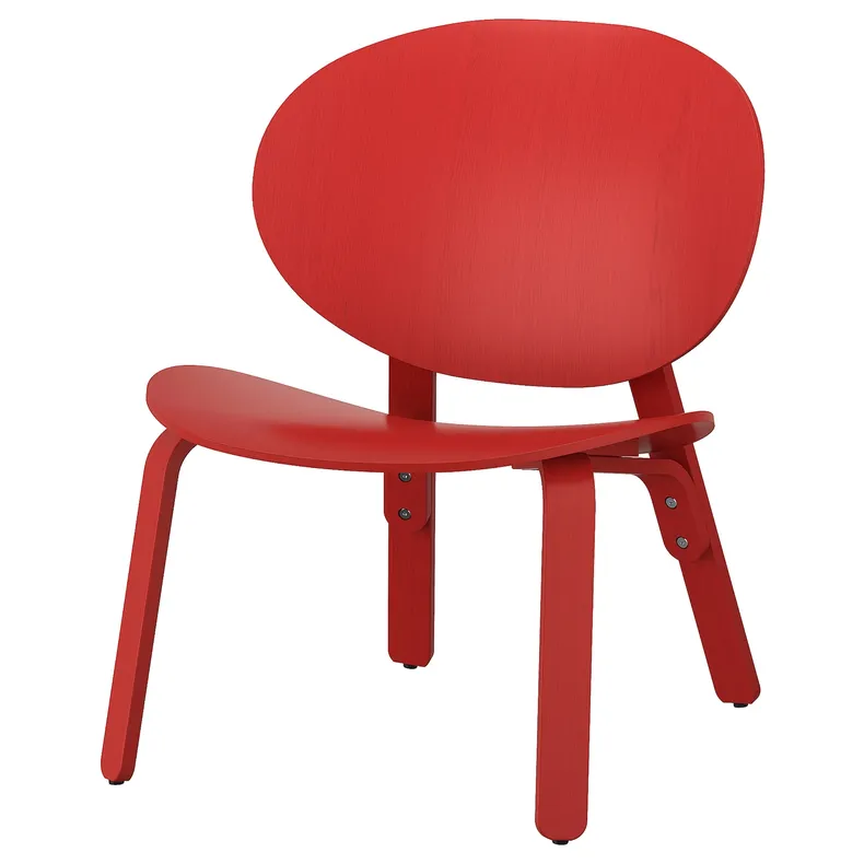 IKEA FRÖSET ФРЕСЕТ, крісло, червона пляма дуб окл 204.296.04 фото №1