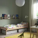 IKEA SNIGLAR СНІГЛАР, каркас ліжка з рейковою основою, бук, 70x160 см фото thumb №2